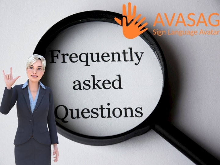FAQs about digital sign language translation - research project AVASAG